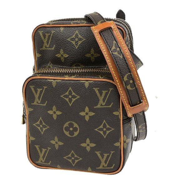 OUIS VUITTON Mini Amazon Shoulder Bag Monogram Leather Brown - Picture 1 of 16